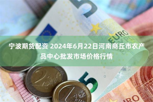 宁波期货配资 2024年6月22日河南商丘市农产品中心批发市场价格行情