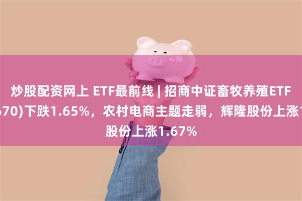 炒股配资网上 ETF最前线 | 招商中证畜牧养殖ETF(516670)下跌1.65%，农村电商主题走弱，辉隆股份上涨1.67%