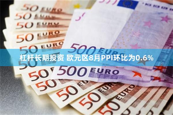 杠杆长期投资 欧元区8月PPI环比为0.6%