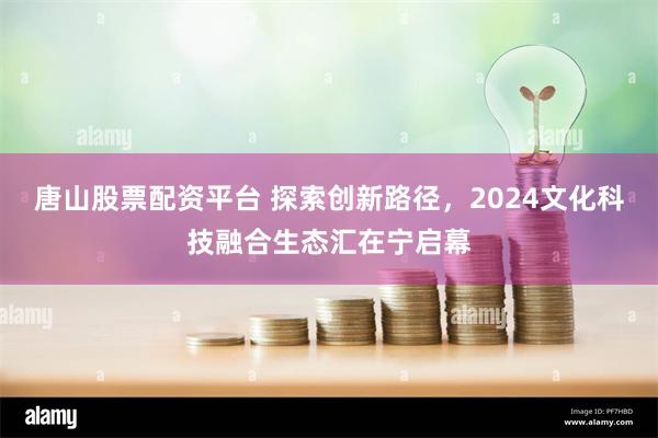 唐山股票配资平台 探索创新路径，2024文化科技融合生态汇在宁启幕