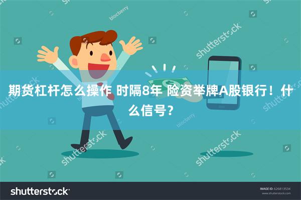 期货杠杆怎么操作 时隔8年 险资举牌A股银行！什么信号？